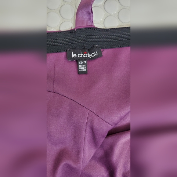 Le Chateau Satin Dress - Picture 2 of 3